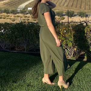 Olive green jumpsuit